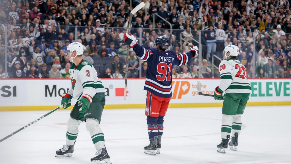 Jets beat the Wild 5-2 as Cole Perfetti scores 2 goals — WCCO / CBS Minnesota, Maplewood Schools news