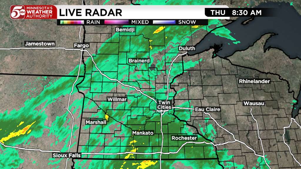 Thursday weather: Cool and wet day ahead — KSTP 5, Maplewood Community news