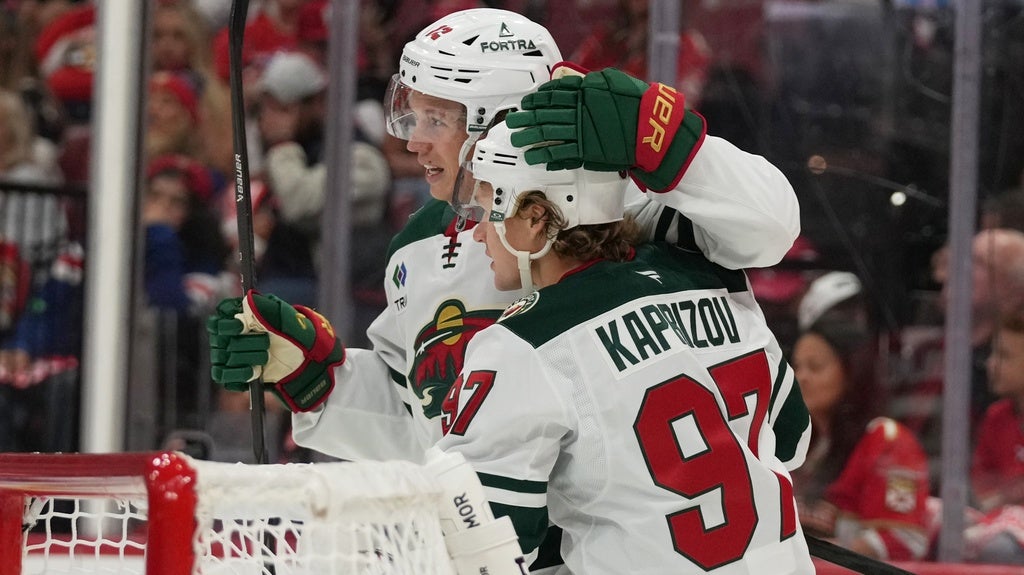 Kaprizov has 4-point night, Wild top Panthers 4-1 to spoil Florida’s home opener — KSTP 5, Maplewood Business news