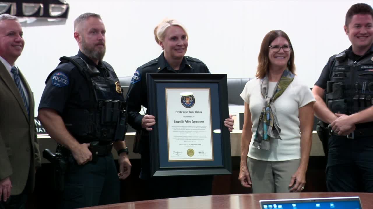 Roseville Police Department becomes first state-accredited agency, chief touts immediate impact — KSTP 5, Maplewood Government news