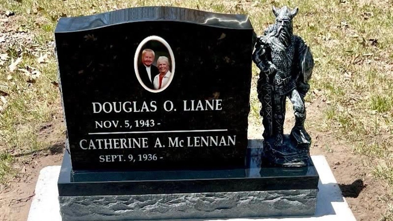 Minnesota couple seeking stolen Viking statue taken from Garrison Cemetery headstone — KSTP 5, Maplewood Community news