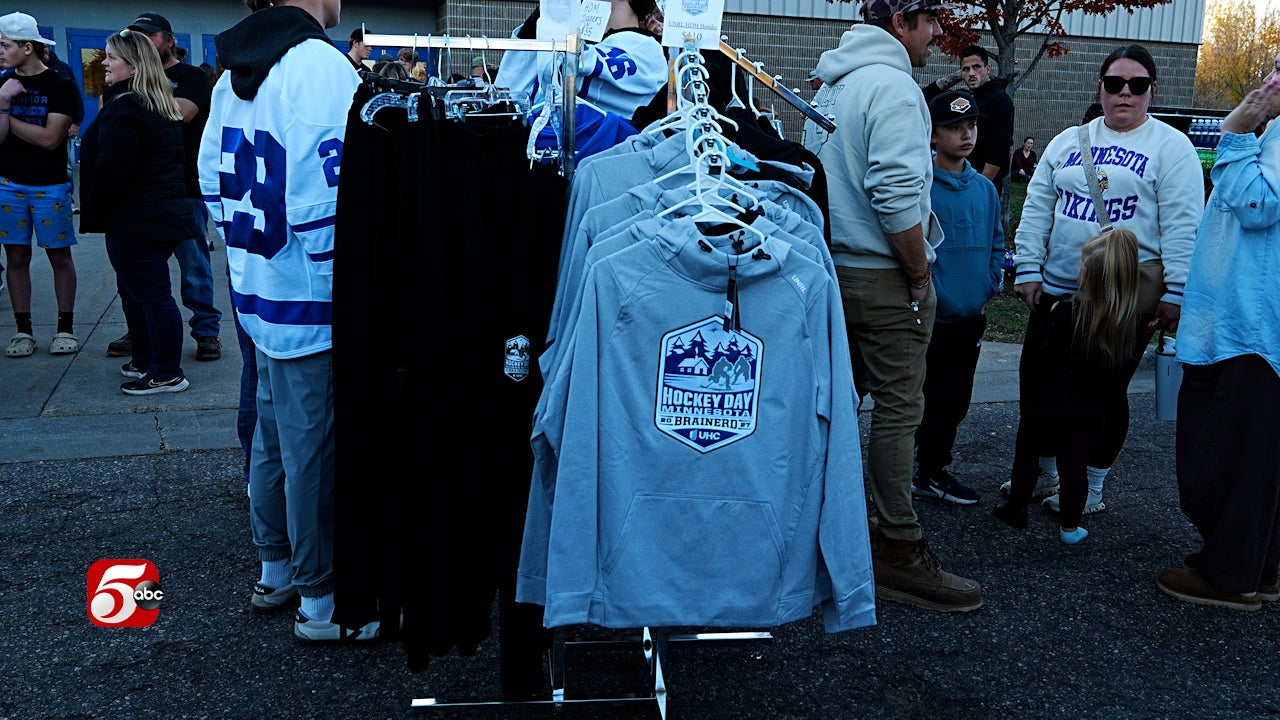 Brainerd celebrates 100 days until Hockey Day Minnesota — KSTP 5, Maplewood Schools news
