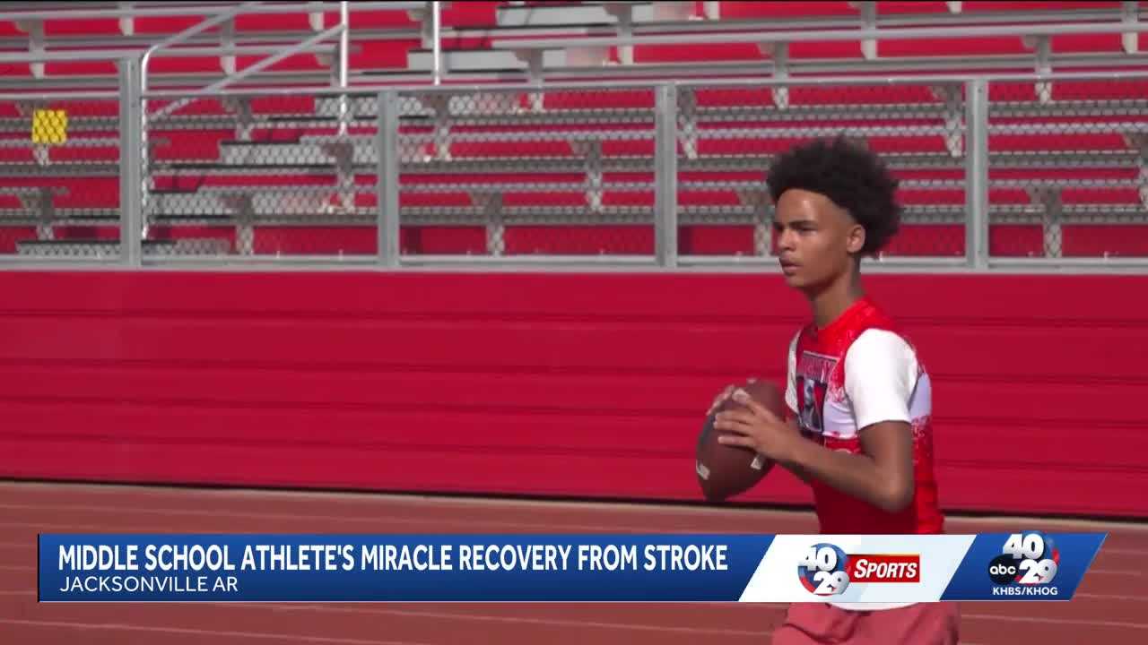 12-year-old football player recovering after spinal cord stroke — WESH 2 Orlando, Maplewood Sports news