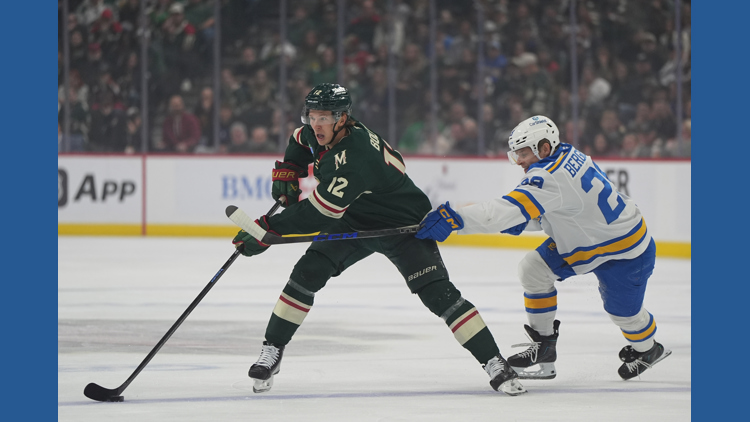 Matt Boldy has 5th career hat trick and Wild beat Blues 5-4 — KARE 11 Sports, Maplewood Sports news