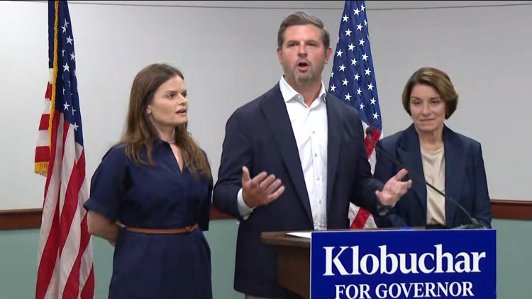 Parents of Harper Moyski backing Amy Klobuchar for governor — KARE 11 Local, Maplewood Community news
