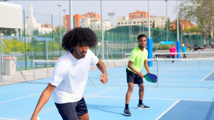 Smashing Stigma: Pickleball for men's mental health — KARE 11 Local, Maplewood Health news
