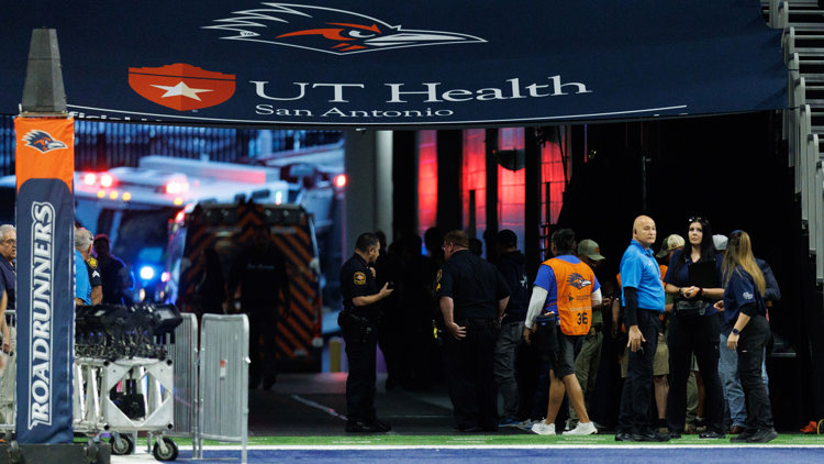 Military member dies after falling while rappelling from Alamodome's ceiling before UTSA vs. Navy game — NewsWest 9 (Permian Basin), Maplewood Sports news