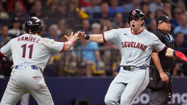 Chase DeLauter and José Ramírez lead the Guardians to a 7-3 win over the Rays in Game 1 of the ALCS — WTSP Sports Tampa Bay, Maplewood Sports news